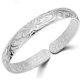 thumbnail image 2 of Joyería de mujer pulsera de plata de ley 999 pulseras de cadena de brazalete de moda, 2 of 5