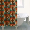 thumbnail image 4 of Multicolor Bigfoot and Text Pattern Shower Curtain 36"x72" ,Bathroom Decorative Shower Curtains Set with 12 Hooks,Modern Waterproof Washable Shower Curtain, 4 of 6