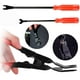 thumbnail image 4 of Clip Pliers Set & Fastener Remover Auto Trim Removal Tool Kit Auto Upholstery Combo Repair Kit With Storage Bag For Car Door Panel Dashboard(1set, Red, 4 of 5