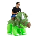 thumbnail image 4 of HSCTEK Inflatable Dinosaur Costume Adult Men Women, Blow Up Costume Riding Triceratops Dinosaur Costume Youth, Ride On Dinosaur Halloween Costume Teen, 4 of 4