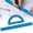 Blue, variant on Plastic Clear Ruler Math Set, 1 Protractors 180 Degree 1 Straight Rulers Measuring Tool for School Office Home Supplie Students Teachers Architects, Blue