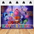 thumbnail image 2 of Telón de fondo de dibujos animados de Disney para estudio fotográfico, decoración de fondo de fiesta de niños, accesorios de feliz cumpleaños, interior y exterior 2, 2 of 4