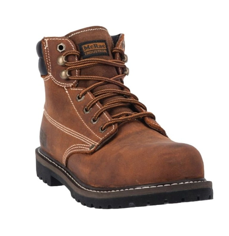 McRae Industrial Work Boots Mens 6" ST EH Lace Up Brown MR86362