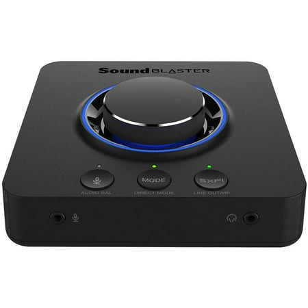 Creative Labs Sound Blaster X3 Hi-res 7.1 External USB DAC and Amp Sound Card with Super X-Fi for PC and Mac