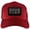 Red, variant on Gravity Threads Game Over Patch Adjustable Trucker Hat - Red