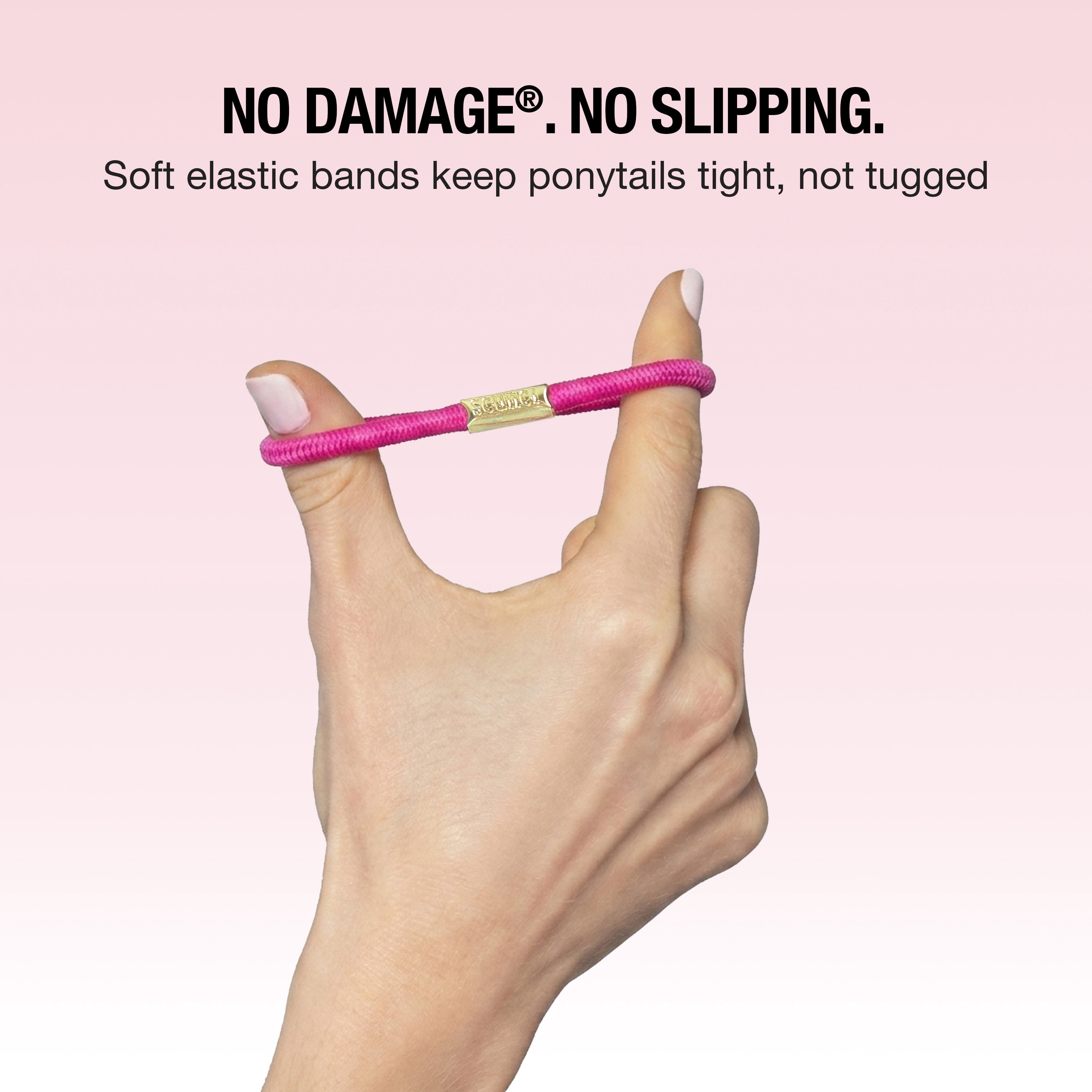 Scunci No Damage Hair Ties, Multicolor, 30 Count Ponytail Holders