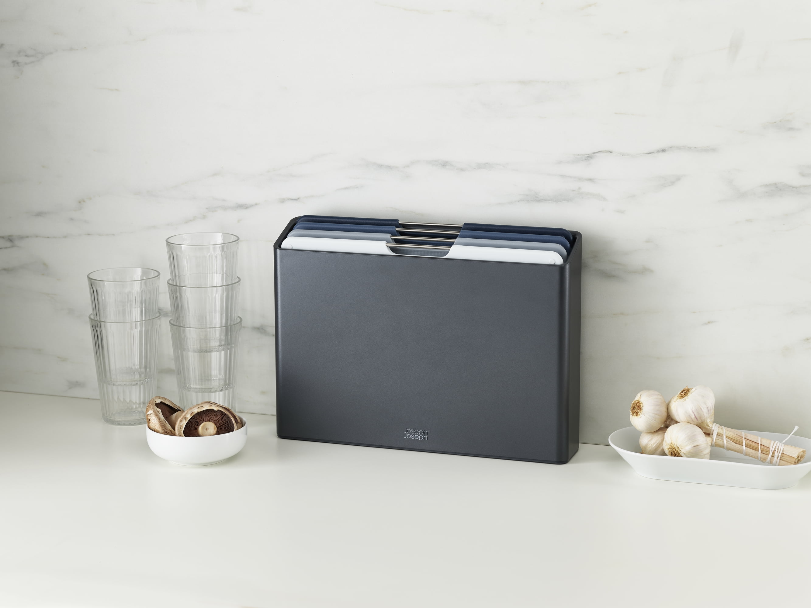 Joseph Joseph Folio Large 4-Piece Cutting Board Set with Case