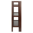 thumbnail image 6 of Winsome Wood Terry 3-Tier Foldable Shelf, Stackable, Walnut Finish, 6 of 12