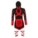 thumbnail image 5 of Disfraz de ninja para mujer, conjunto completo multiusos para fiestas temáticas, juego de rol. L, 5 of 8
