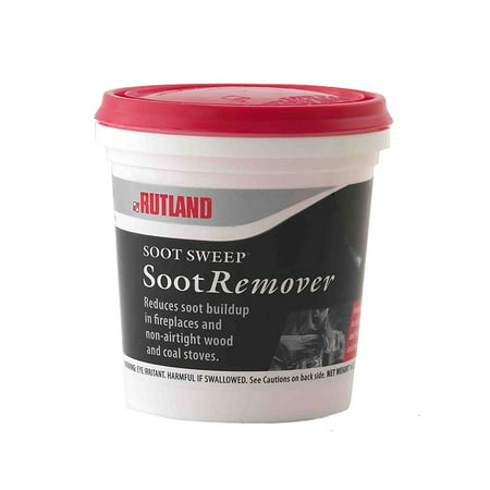 Rutland 100B Sweep Soot Remover, 2-Pound, Controls soot build-up in everything from free-burning fireplaces and non-airtight stoves to oil.., By Rutland (Best Coal Burning Stove)