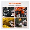 thumbnail image 6 of Air Grease Gun 6000 PSI - Heavy Duty Pneumatic Grease Gun Kit, 14 OZ/400 CC, w/ Flexible Hose & 4 Couplers for Automotive, Farm, Industrial Lubrication, 6 of 7