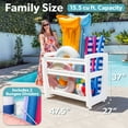 thumbnail image 3 of Coast Modern Pool Organizer for Floats and Toys - Large Waterproof Storage Rack for Outdoor Pool Area, 3 of 6