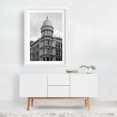 thumbnail image 2 of 6th Ave & 21st B&W - Manhattan New York Photography Architecture Black and White City Vintage Art Deco White Framed Wall Art Print 5 x 7 inches, 2 of 3