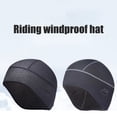 thumbnail image 3 of Single Sided Riding  Helmet  Waterproof Helmet Liner Hat Warm Motorcycle Cycling Beanie, 3 of 8