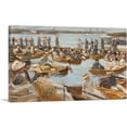 thumbnail image 1 of ARTCANVAS Summer Evening On The Alster 1910 Canvas Art Print by Max Liebermann - Size: 26" x 18" (0.75" Deep), 1 of 9
