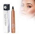 thumbnail image 4 of Gzwccvsn Microblade Eyebrow Pencil, Magic Eyebrow Pencil, Waterproof Microblading Eyebrow Pencil Contouring Pen 4 Tipped Precise Brow Pen, Fine Stroke Microblading Eyebrow Pencil (Light Brown), 4 of 7