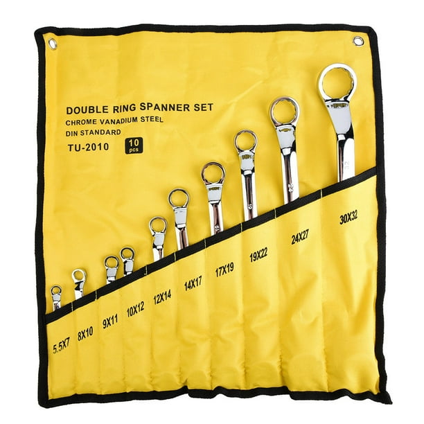 Spanner Set 10pcs Double Ring End Spanner Double End Wrench Rapid Response