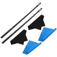 thumbnail image 1 of Flute Cleaning Rod and Cloth Cleaning Swabs Flute Cleaning Kits Flute Polishing Cloth Woodwind Instruments Flute Stick, 1 of 4