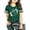 H180 Dark Green, variant on SJLDQY Girls T-Shirts Football Graphic Tees for Girls Short Sleeve Crewneck T Shirts Casual Soft Summer Tops