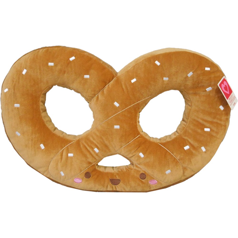 Valentine's day 2ft plush pretzel pillow