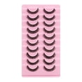 thumbnail image 1 of Promotion!Maojin 10 pares de pestañas autoadhesivas reutilizables, extensión de pestañas postizas gruesas naturales, no necesita pegamento ni delineador de ojos, 1 of 2