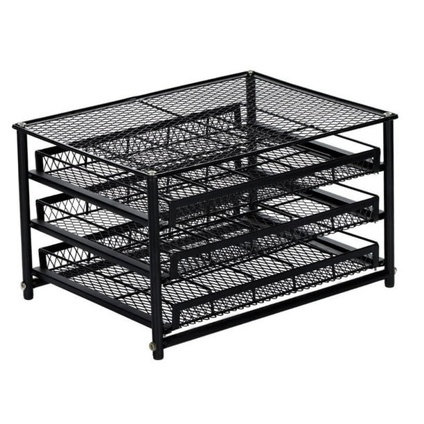 Estante para Especias de 3 Niveles, Estante para Gabinete, Estante para Condimentos para Despensa, Mesa, Armario