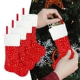 HGFTDIUT Black and Friday Deals 2024 Christmas Stockings 4 Pack 18