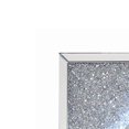 thumbnail image 2 of Wooden Accent Wall Decor with Faux Stone Inlay and LED Bulb, Silver, 2 of 5
