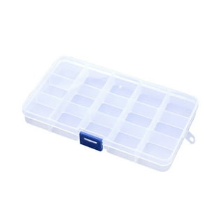 BOX002 Clear Beads Tackle Box Fishing Lure Jewelry Nail Art Small Parts  Display Plastic transparent Case Storage Organizer Containers kisten boxen