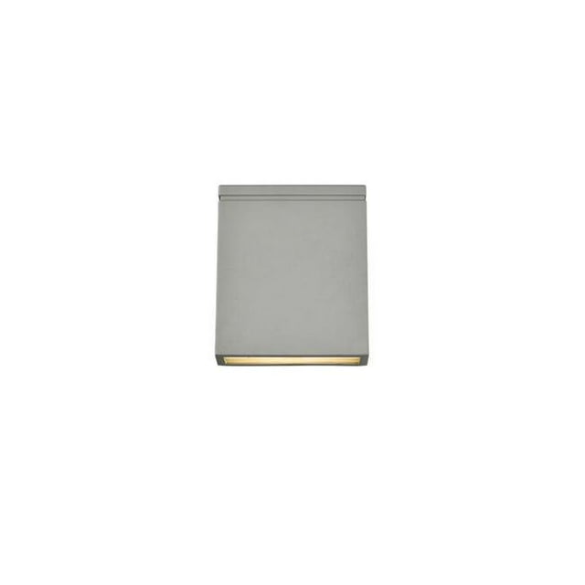 Living District Raine Applique Murale DEL Intégrée Moderne Argentée 4,75 Po