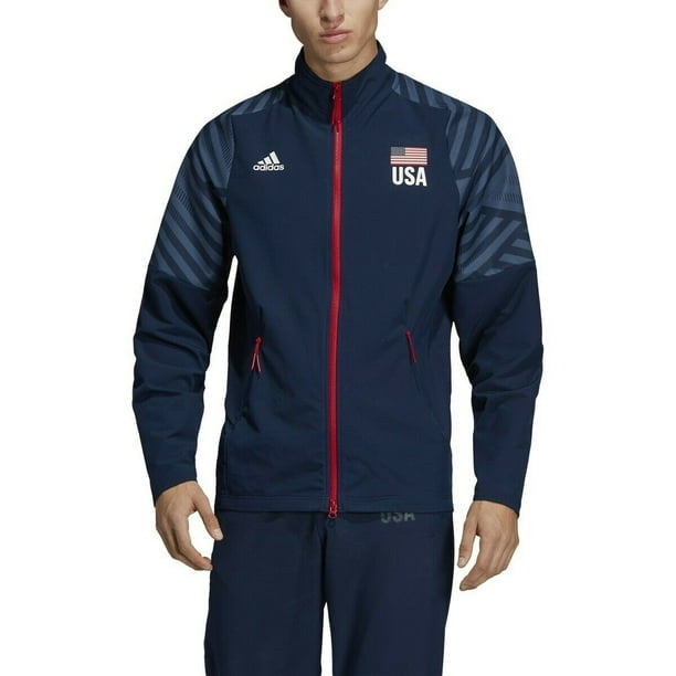 Adidas USA Volleyball Up Jacket, Navy - Walmart.com