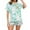Pink, variant on Easter Pajamas Summer Pajamas for Women Cute Easter Egg Print Button Down Collar Nightshirt Casual Lounge Wear Top and Shorts(Pink,S)