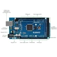 thumbnail image 4 of Elegoo Carte MEGA 2560 R3 ATmega2560 ATMEGA16U2 + Câble USB pour Arduino, 4 of 7