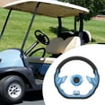 thumbnail image 3 of Cart Steering Wheel Universal 12.5 Inch Racing Style Steering Wheel for E Z GO TXT  RXV   Carts, 3 of 7