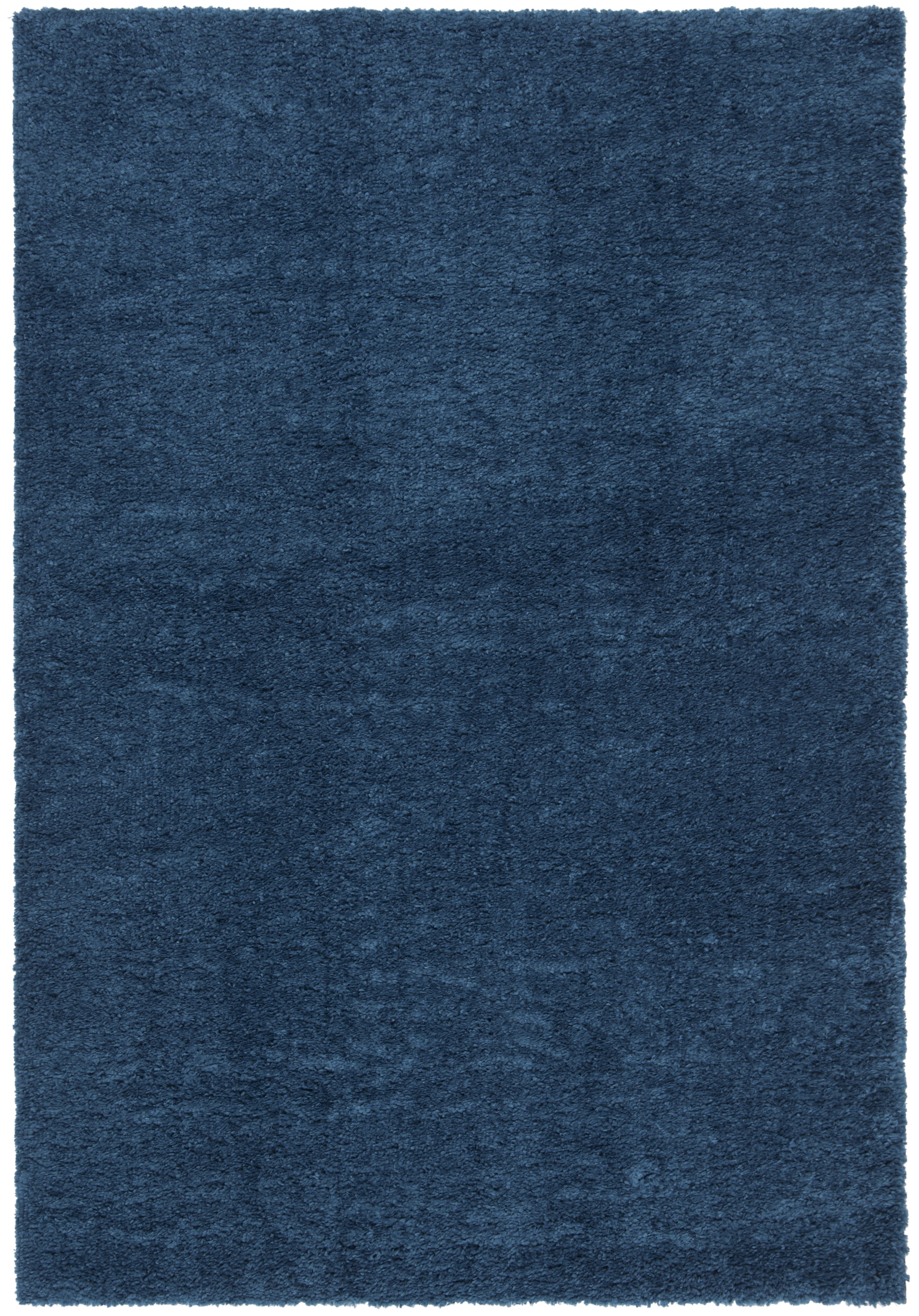 Safavieh August Carlene Solid Plush Shag Area Rug, Navy, 6' x 8'