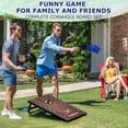 thumbnail image 4 of RayChee 3'x 2'Cornhole Board Set, Corn Holes Outdoor Game Cornhole Boards Regulation Size 8 Bean Bags Toss for Adults Family Lawn Beach, 4 of 5