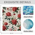 thumbnail image 3 of Diamond Art Kits for Adults - 5d Roses Floral Pattern Background Diamond Painting for Adults, Diamond Art for Adults Beginners, Diamond Painting Kits for Adults for Home Wall Decor, 3 of 7