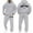 Light Gray, variant on Aihuaihua Mens NEW YORK Tracksuit Full Set 2 Piece Tracksuit Hoodies with Sweatpants Track Jacket and Jogging Bottoms 2 Piece Outfits Red S
