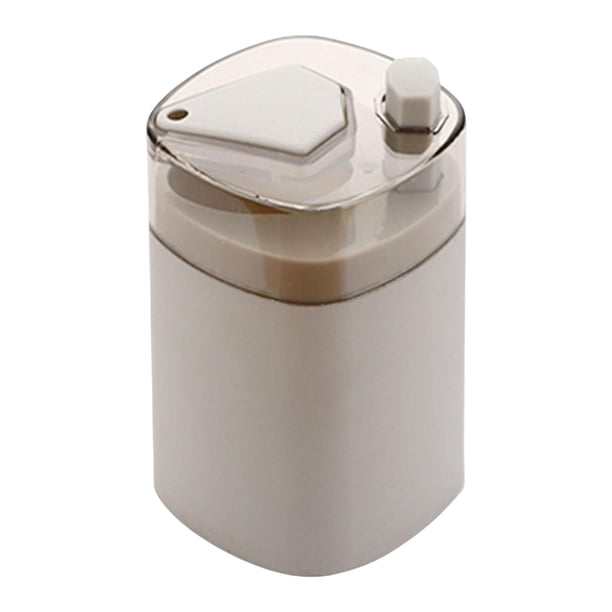 Dispensador automático de palillos de dientes, práctico, creativo, compacto, de plástico para gris