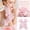 Pink, variant on Women's Elegant Mesh Lace Gloves Polka Dot Bow Trim Dress Accessories for Party Wedding Cosplay Daily Wear for Women Red One Size