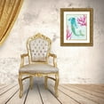 thumbnail image 3 of Jackson, Jenaya 20x24 Gold Ornate Wood Framed with Double Matting Museum Art Print Titled - Mermaid Friends II, 3 of 4