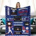 thumbnail image 1 of LHSHID Basketball Baseball Blanket Flannel Soft and Comfortable Anti static Bed Sofa Blanket 40x50in, 1 of 6