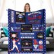thumbnail image 1 of LHSHID Basketball Baseball Blanket Flannel Soft and Comfortable Anti static Bed Sofa Blanket 50x60in, 1 of 6