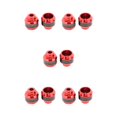 thumbnail image 1 of Kenally 1 par de copas de horquilla delantera de motocicleta, protección contra caídas, protectores deslizantes, protectores de choque, piezas de rojo 5piezas Kenally CBP185925, 1 of 4