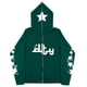 thumbnail image 4 of Sudaderas oscuras europeas y americanas para hombre y mujer, sudaderas con capucha góticas para parejas, sudaderas de Cremallera larga de talla grande Harajuku 2023, 4 of 4