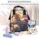 thumbnail image 5 of Easygdp Rainbow Cloud White Horse para Bolsa de Bebé de Gran Capacidad con Múltiples Bolsillos, Bolsa de Pañales para Padres, Bolsa de Viaje Organizada y Elegante, 5 of 6
