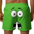thumbnail image 4 of Pantalones Cortos de Cintura Elástica de los Hombres Casual Divertido Impreso Pantalones Cortos de Natación, Bajos de Playa de Verano Ligeros con Bolsillos, 4 of 5
