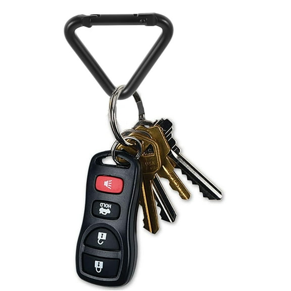 WASHWEPE Triangle Clip Black Aluminum 6Pcs 1.57X1.57X0.08In