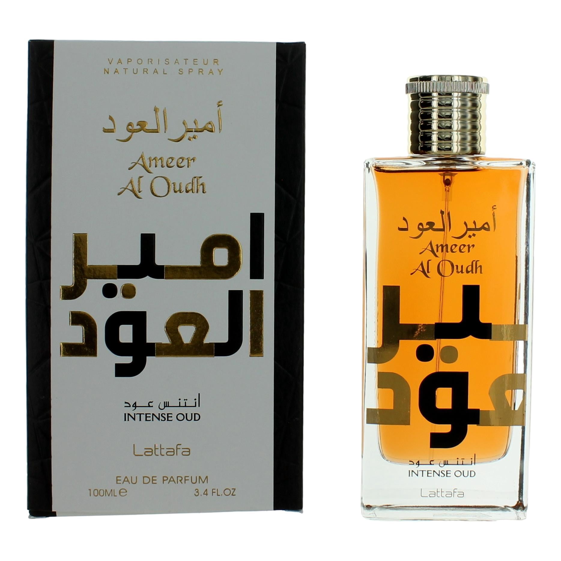 香水(ユニセックス) Ameer Al Oudh intense Lattafa ORIGINAL Lattafa Ameer Al Oudh Intense EDP Spray 3.4 oz For Men, Amber