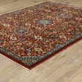 thumbnail image 3 of Oriental Weavers Aberdeen Area Rug - 006R1 - 2' x 3' - in Red/ Multi - Vintage Inspired, Stain Resistant, Family and Pet Friendly , Entryway, Bathroom Accent Rug, 3 of 4